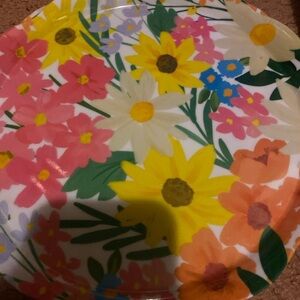 Floral dinner plates  - Multicolor